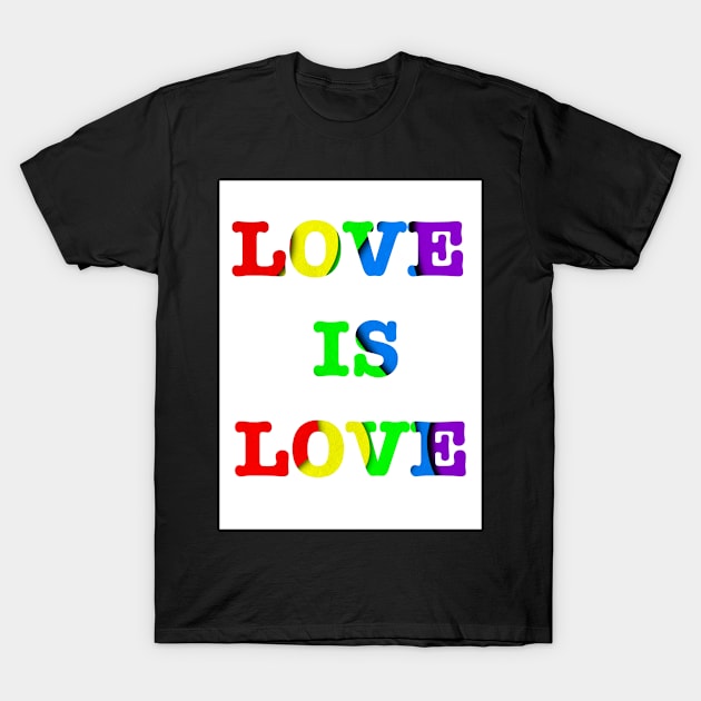 LOVE IS LOVE T-Shirt by Studio Lockhart